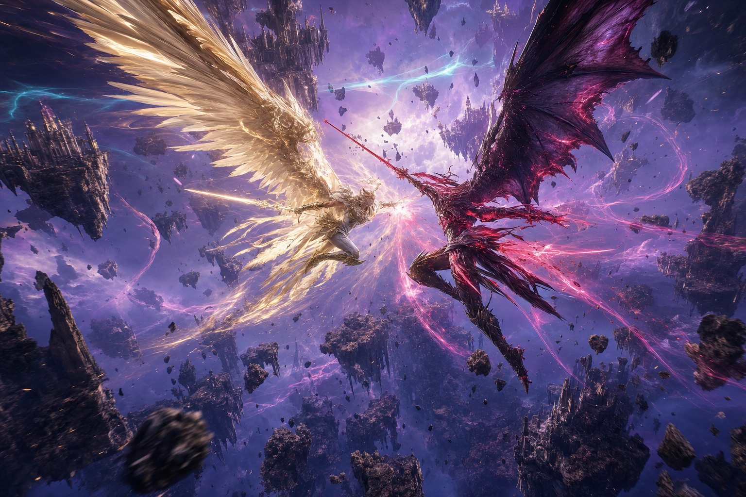 Wing clash over the Abyss