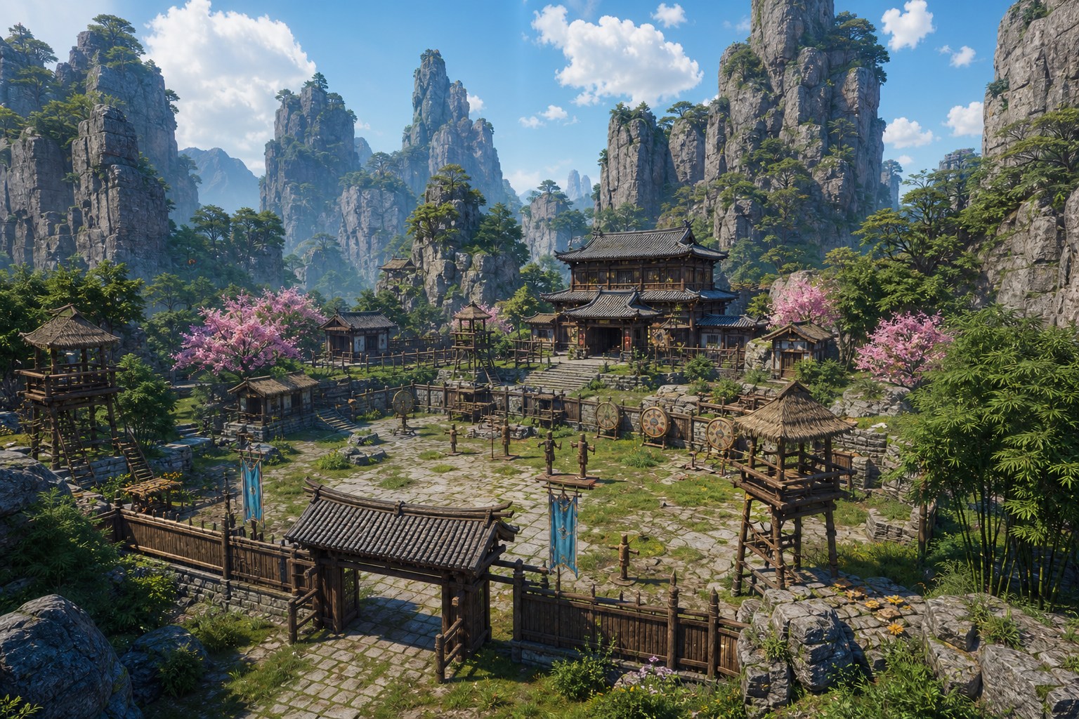 Floating islands of the Wulin